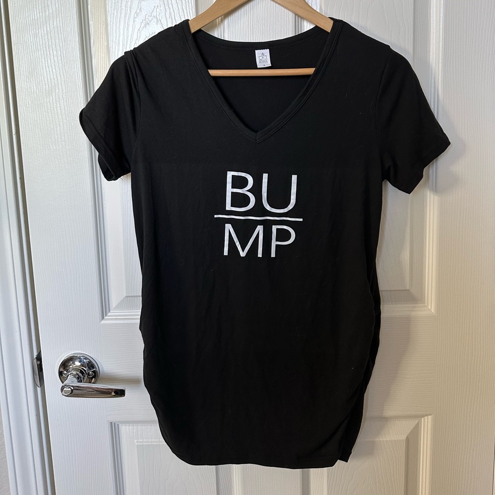 BUMP Black Maternity T-Shirt Size Small